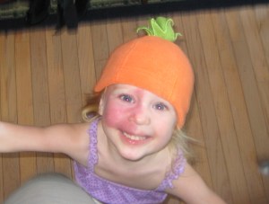 Addy Playing Port Wine Stain Toddler